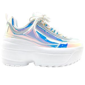 Berness - LILY 5005 Cosmic Trance Holographic Platform Sneakers